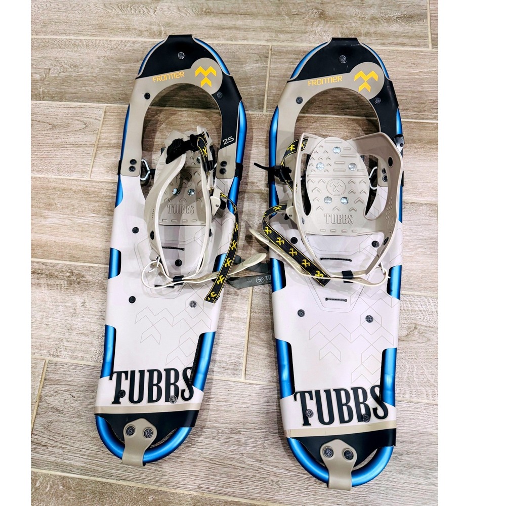 Tubbs Frontier 25 Snowshoes Pair‎ Blue Gray Hiking Trekking Winter Snow Shoes